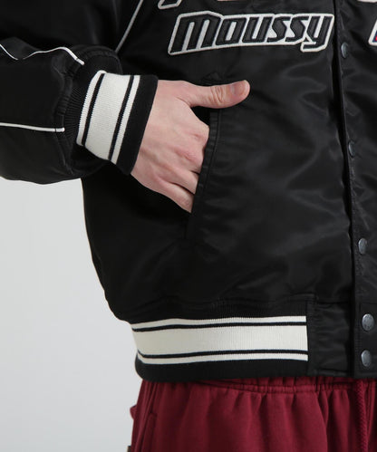 《AVIREX×MOUSSY》尼龍棒球夾克
