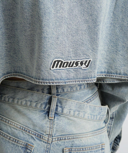 《AVIREX×MOUSSY》牛仔襯衫夾克