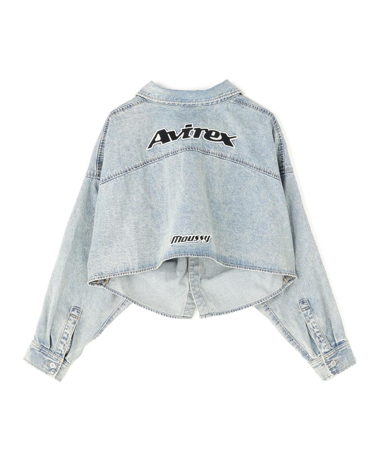 《AVIREX×MOUSSY》牛仔襯衫夾克