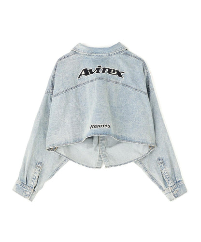 《AVIREX×MOUSSY》牛仔襯衫夾克