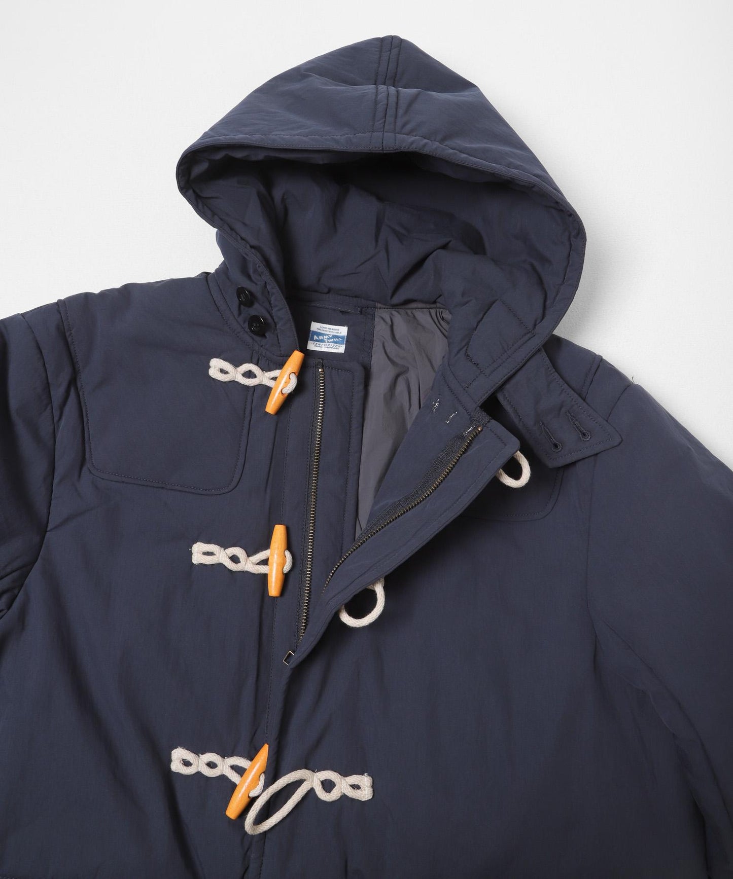 ARMY TWILL 棉尼龍粗呢大衣
