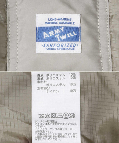 ARMY TWILL 聚酯纖維加棉夾克