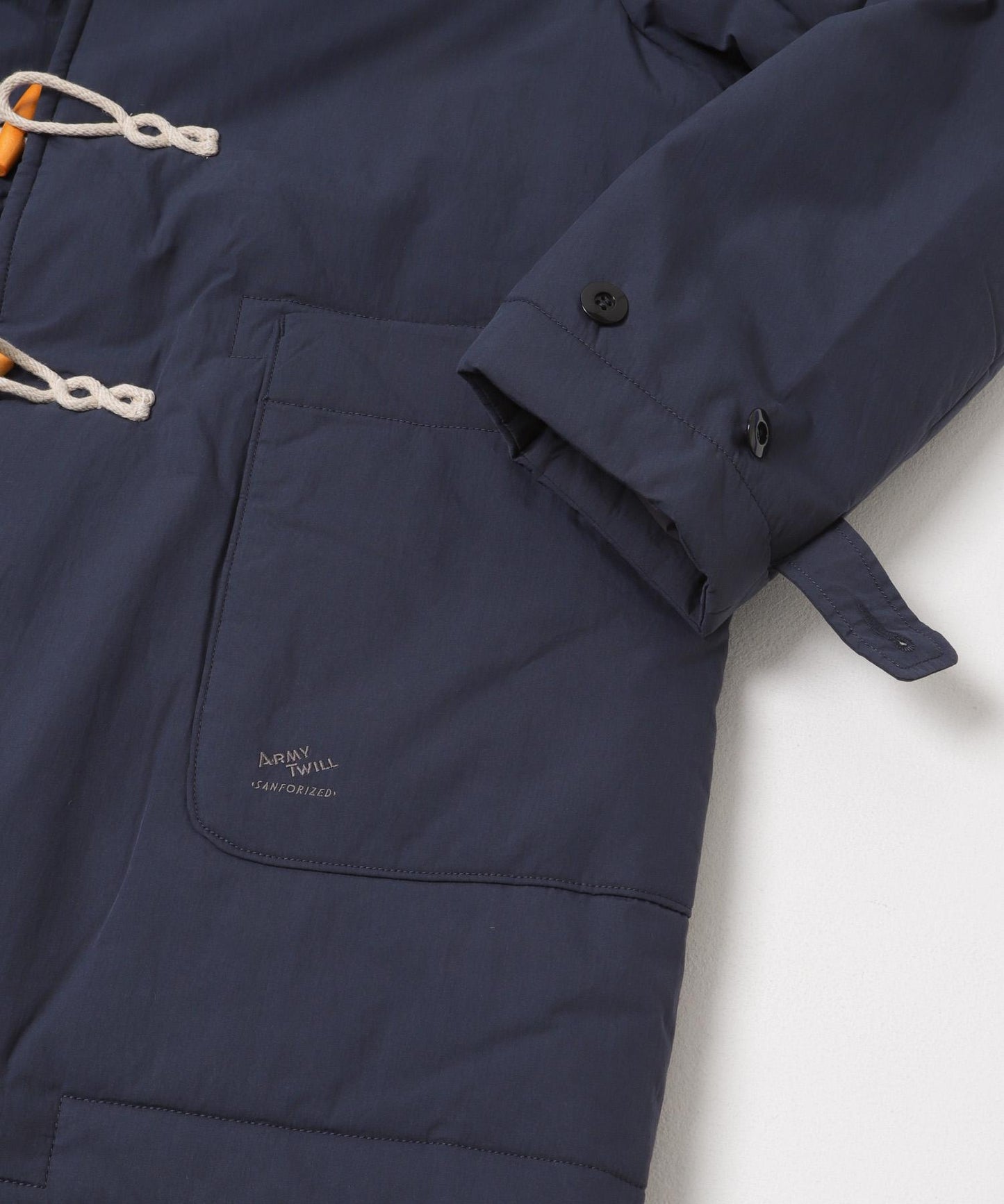 ARMY TWILL 棉尼龍粗呢大衣