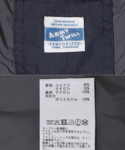 ARMY TWILL 棉尼龍粗呢大衣
