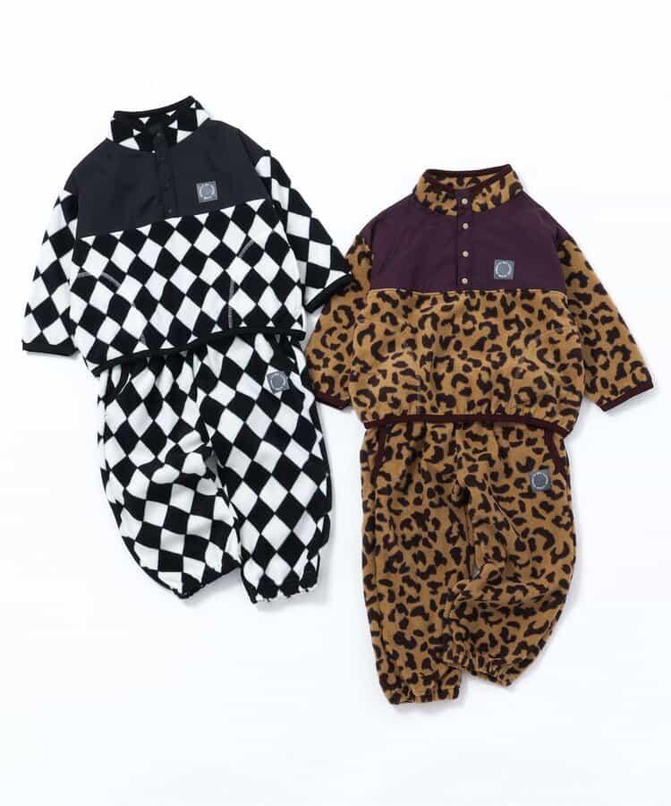 滿印抓絨長褲（可成套搭配） 十分褲