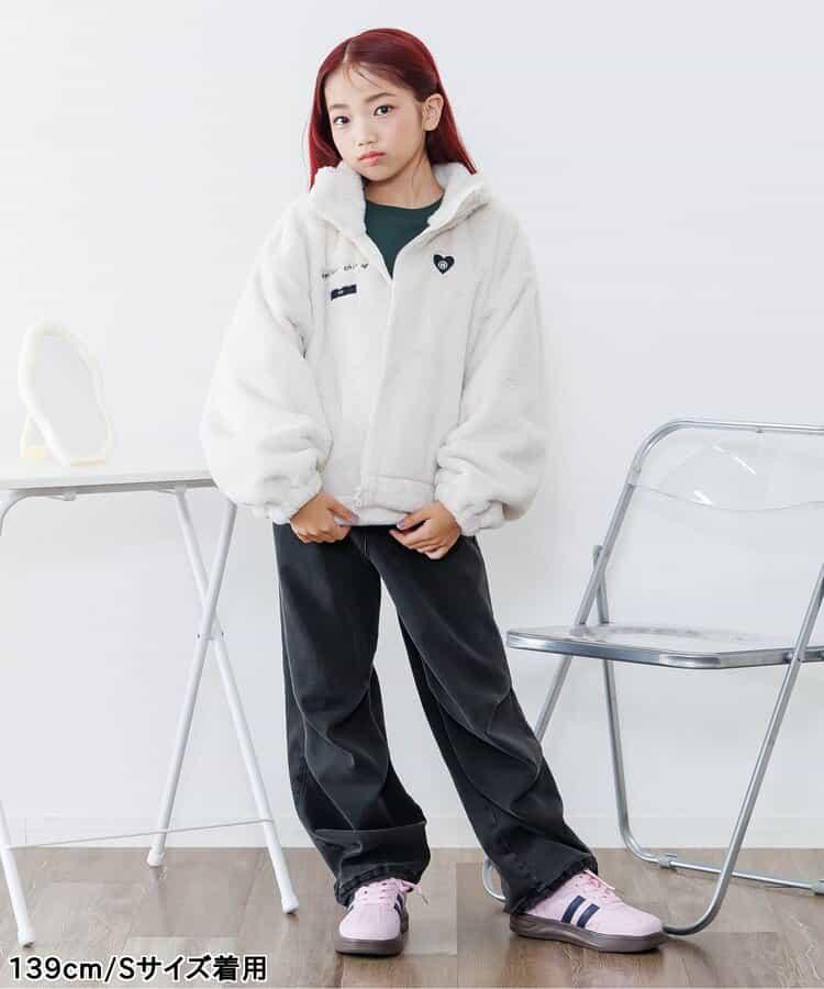 保暖前拉鍊寬鬆褲