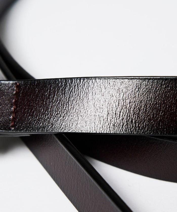 牛皮西部風窄款腰帶