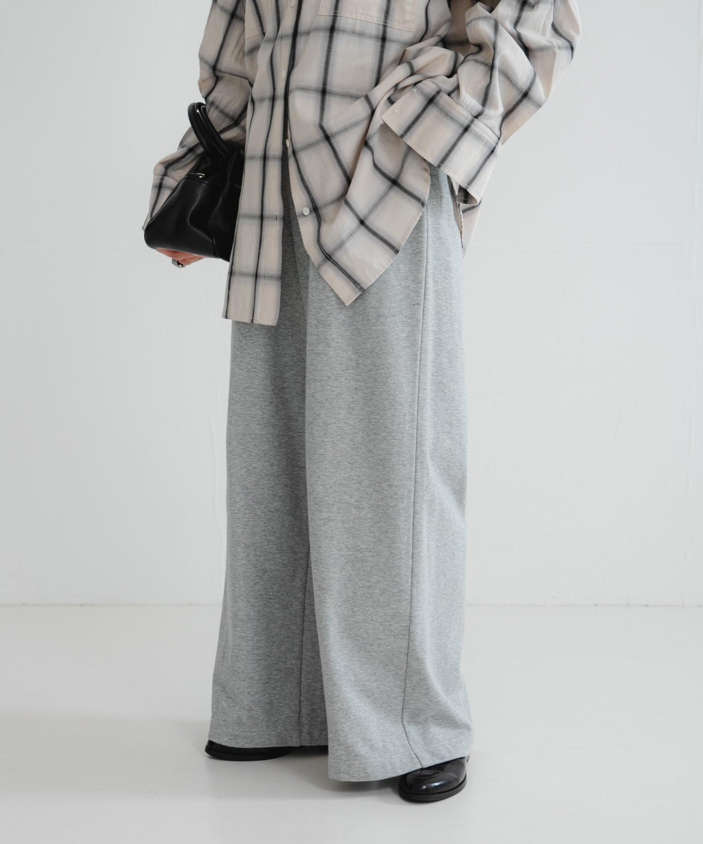 迷你毛圈休閒長褲