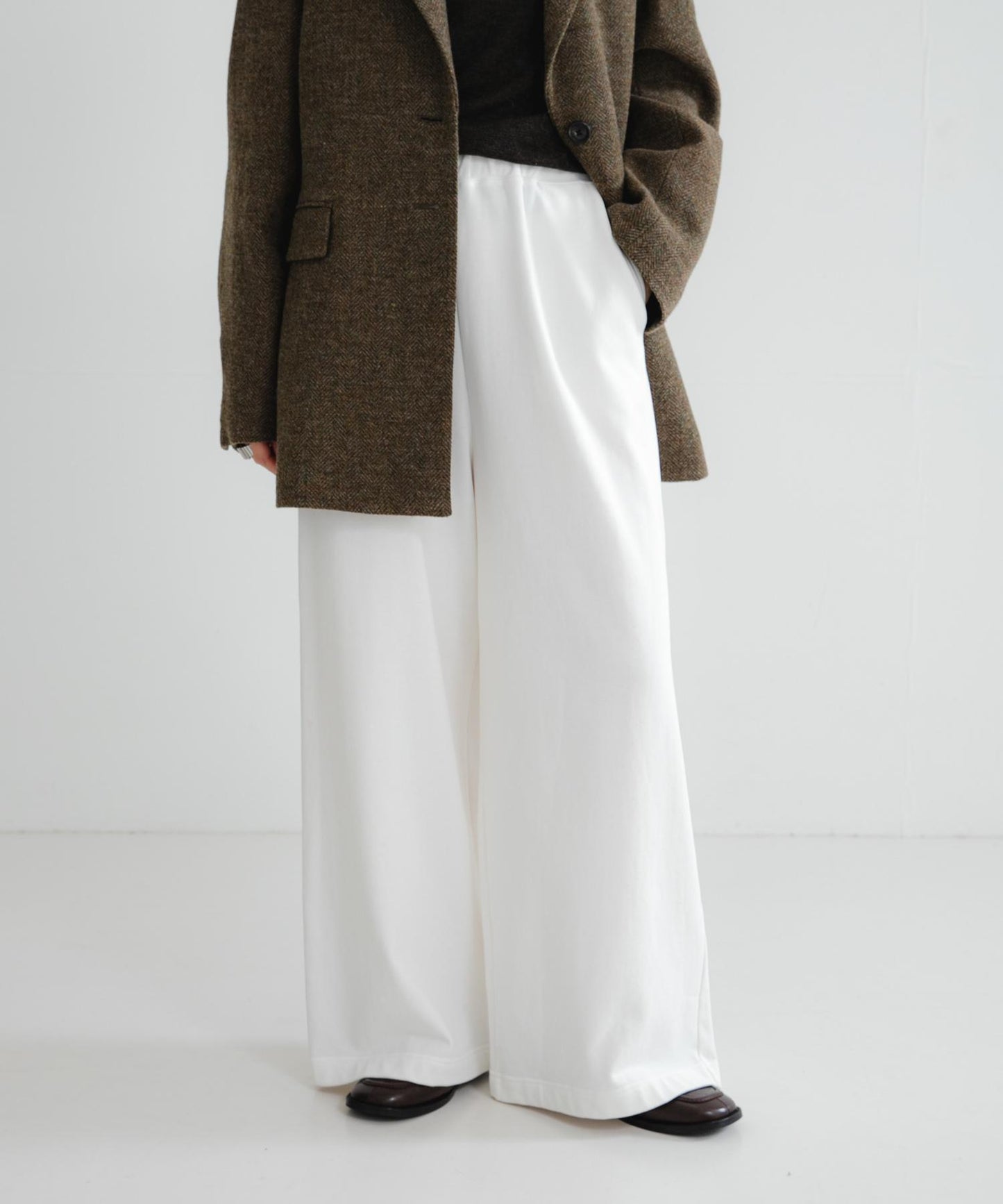 迷你毛圈休閒長褲