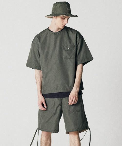 TAION UNISEX 無羽絨軍旅風半袖T恤
