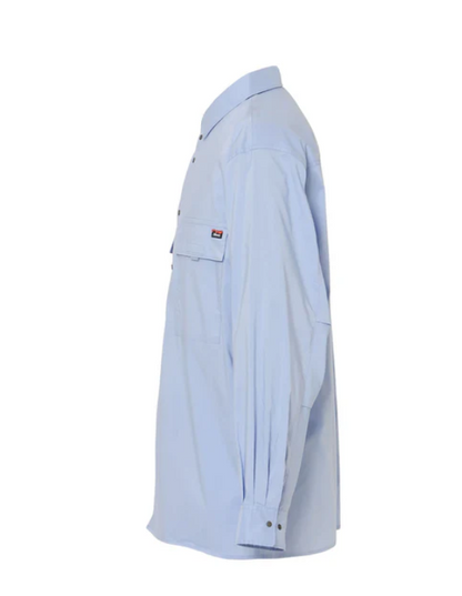 NANGA W POCKET T/C BOX版型雙口袋襯衫 男款
