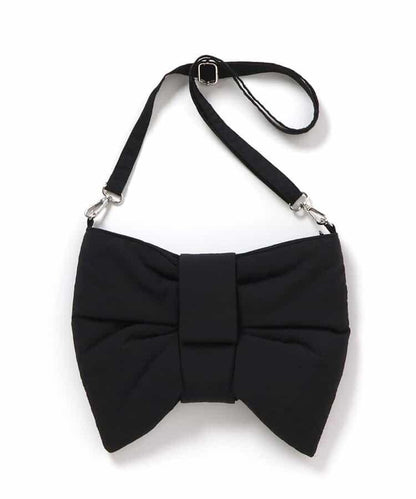 大蝴蝶結單肩包