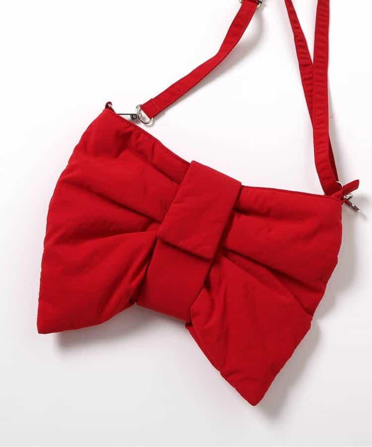 大蝴蝶結單肩包