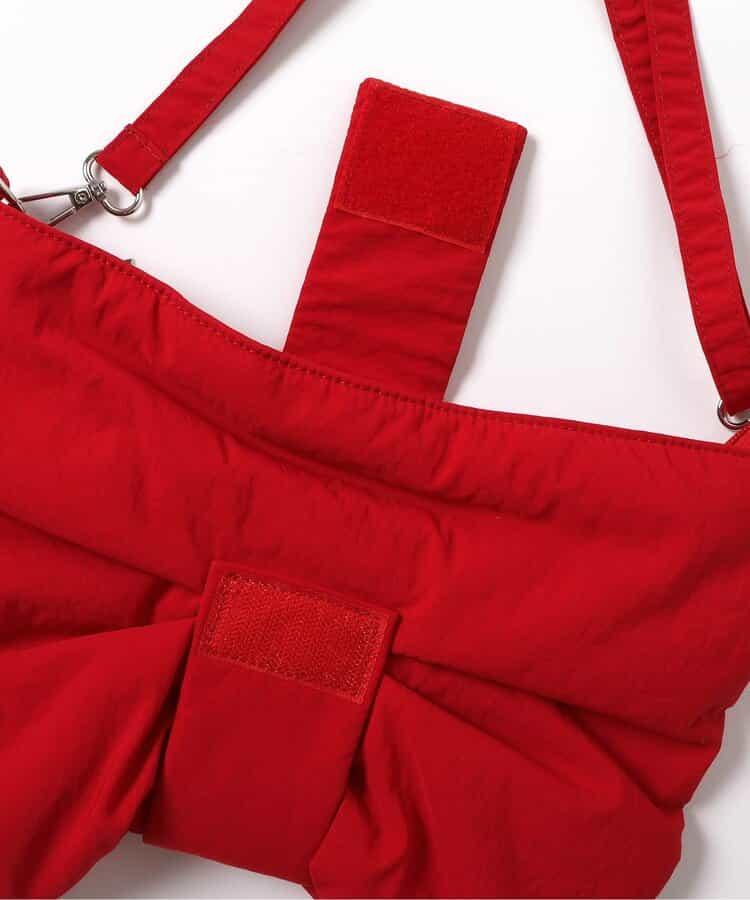 大蝴蝶結單肩包