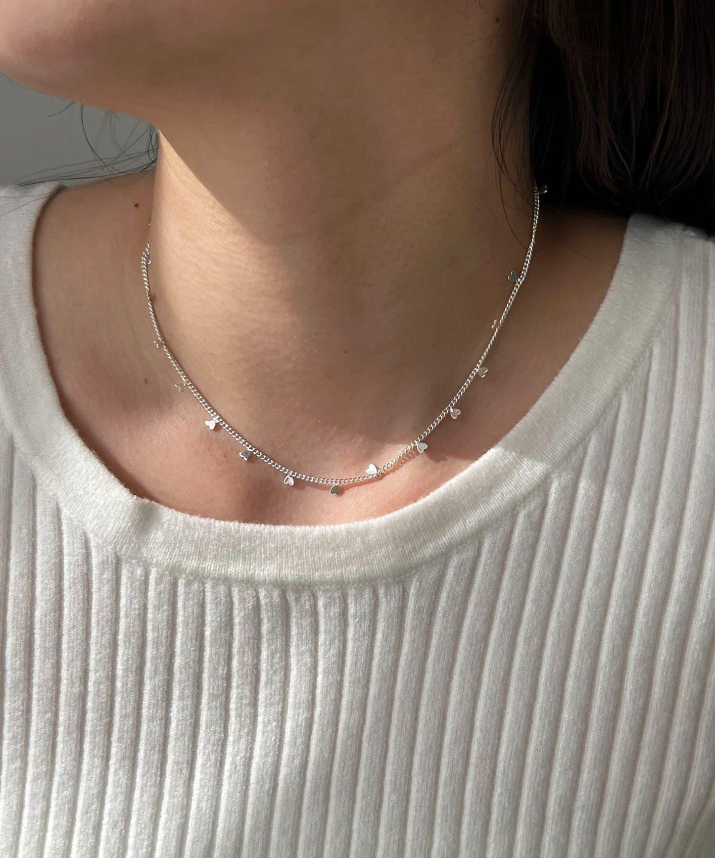 GOLDY迷你愛心短款項鍊