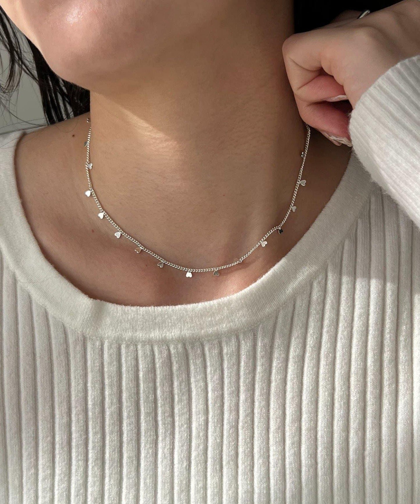 GOLDY迷你愛心短款項鍊