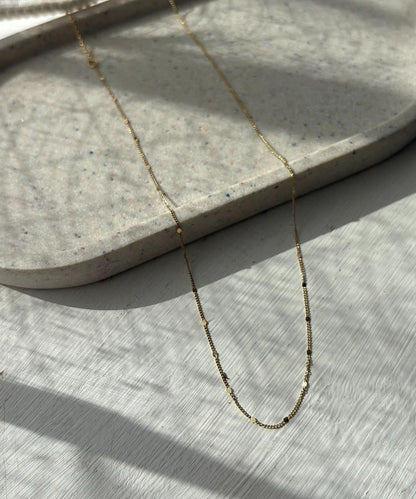 GOLDY 圓點鏈條皮質項鍊