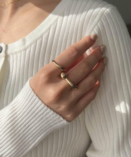 〈GOLDY/ゴールディ〉2件套三角形戒指