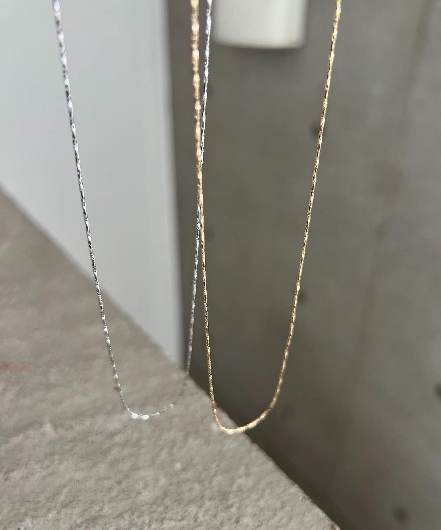 GOLDY 扭紋鏈條皮質項鍊