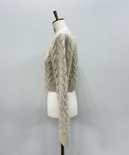 【Seemi.】寶石裝飾針織衫