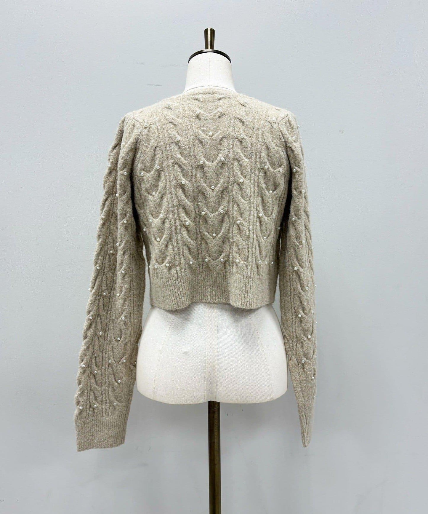 【Seemi.】寶石裝飾針織衫