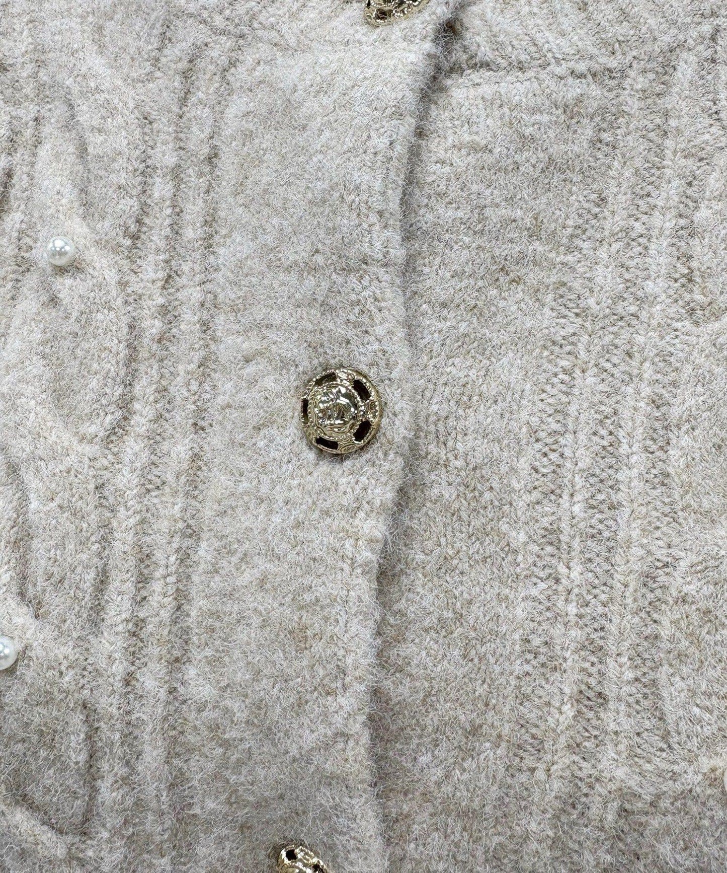 【Seemi.】寶石裝飾針織衫