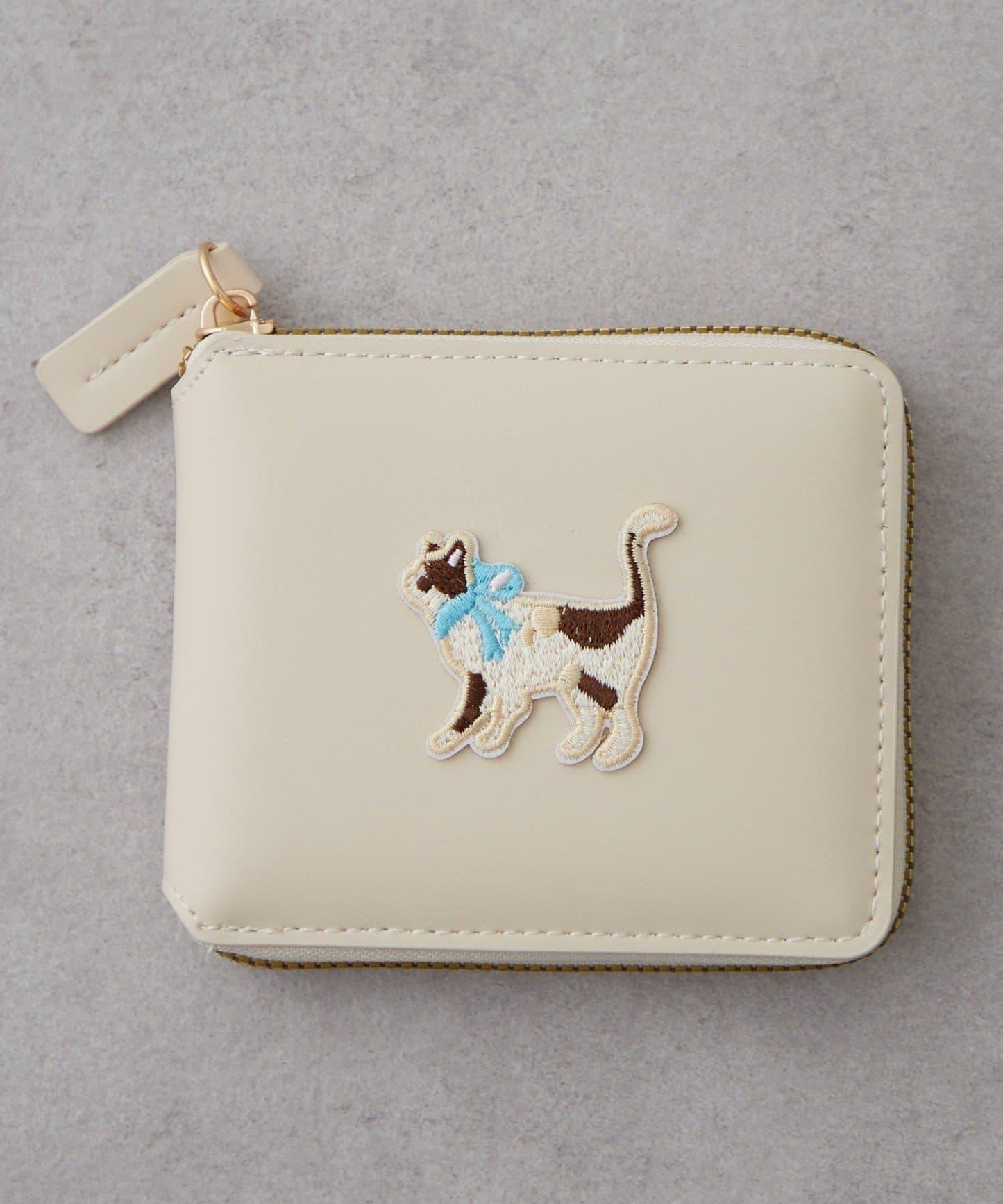 動物刺繡錢包