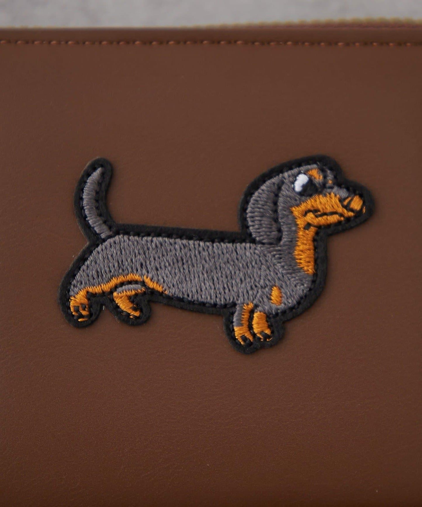 動物刺繡錢包
