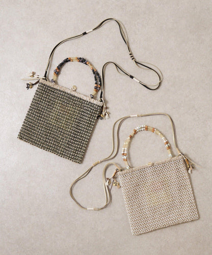 《IMAYIN》珠飾單肩包