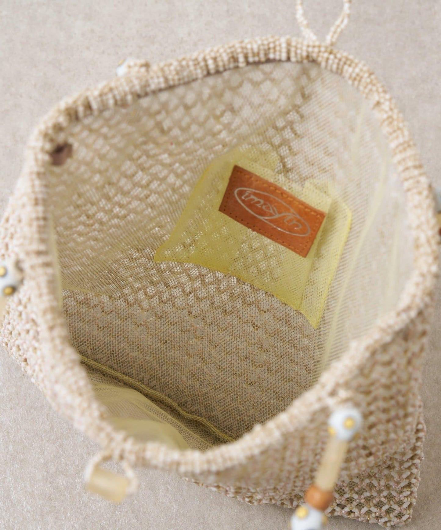 《IMAYIN》珠飾單肩包