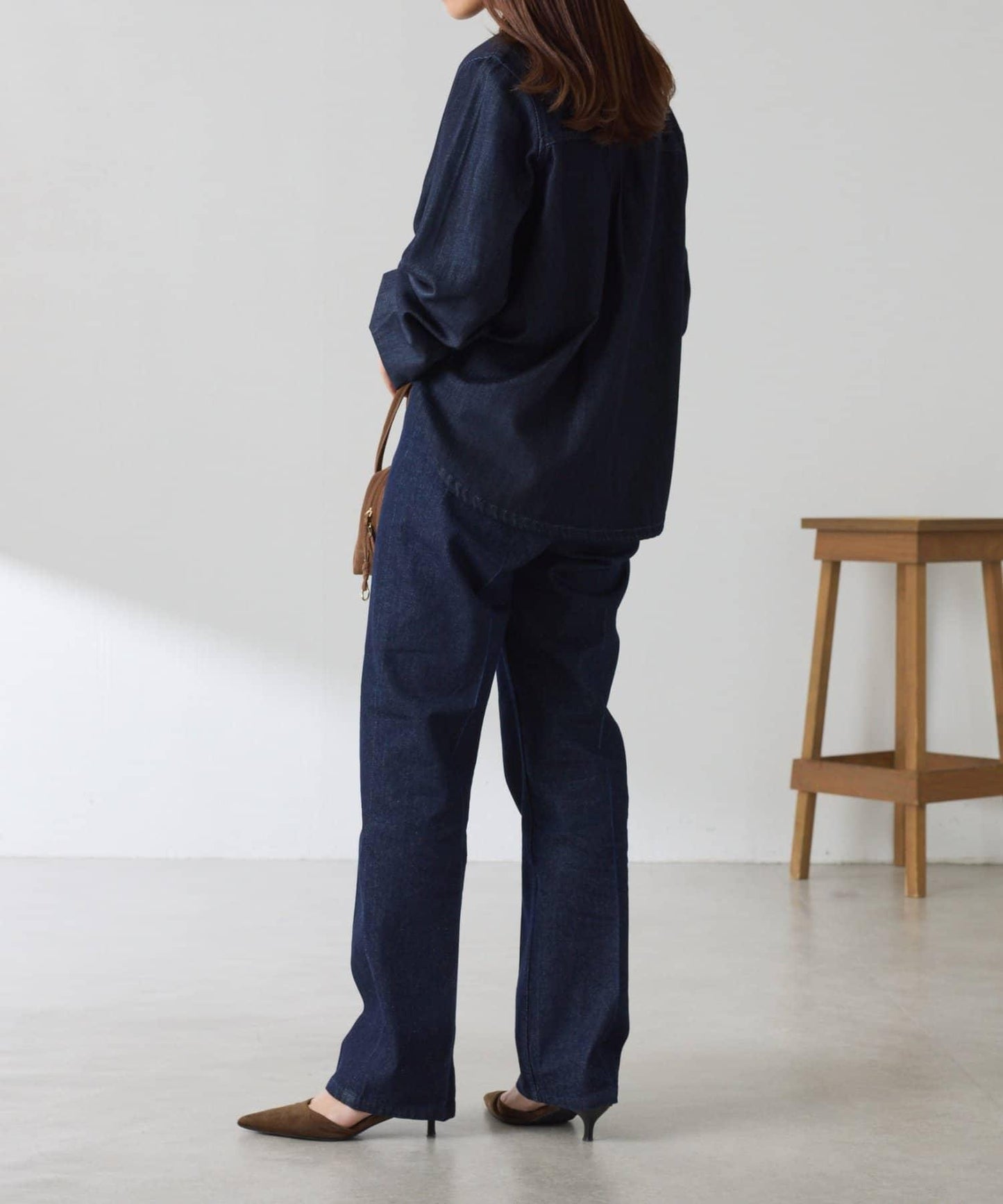 【顯腿長&美腿效果◎】Q.anos直筒牛仔褲