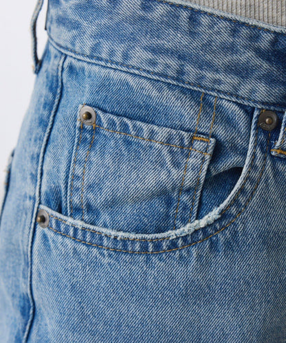 【顯腿長&美腿效果◎】Q.anos直筒牛仔褲