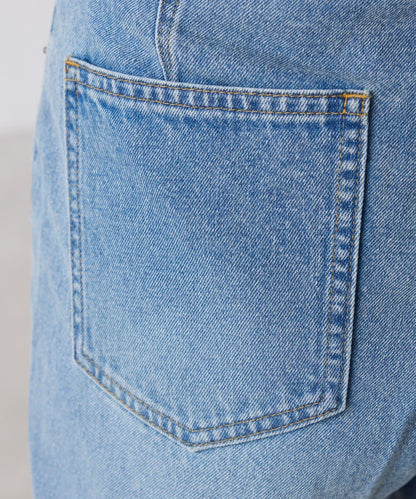 【顯腿長&美腿效果◎】Q.anos直筒牛仔褲