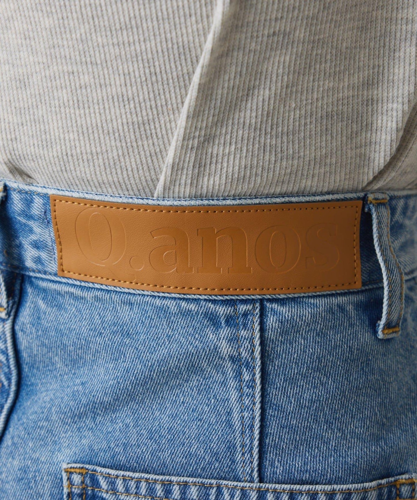 【顯腿長&美腿效果◎】Q.anos直筒牛仔褲