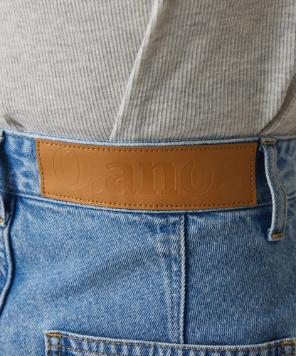 【顯腿長&美腿效果◎】Q.anos直筒牛仔褲