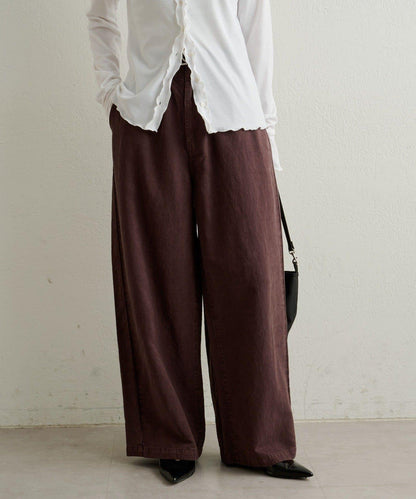 【可成套穿著◎】仿染色休閒褲