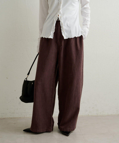 【可成套穿著◎】仿染色休閒褲