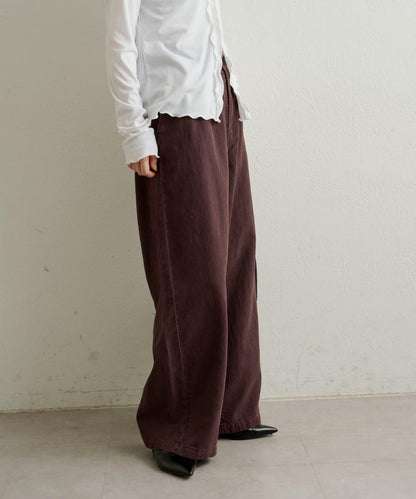 【可成套穿著◎】仿染色休閒褲