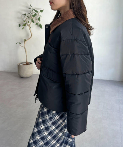 【U.S. POLO ASSN.】燈芯絨領防潑水加棉夾克