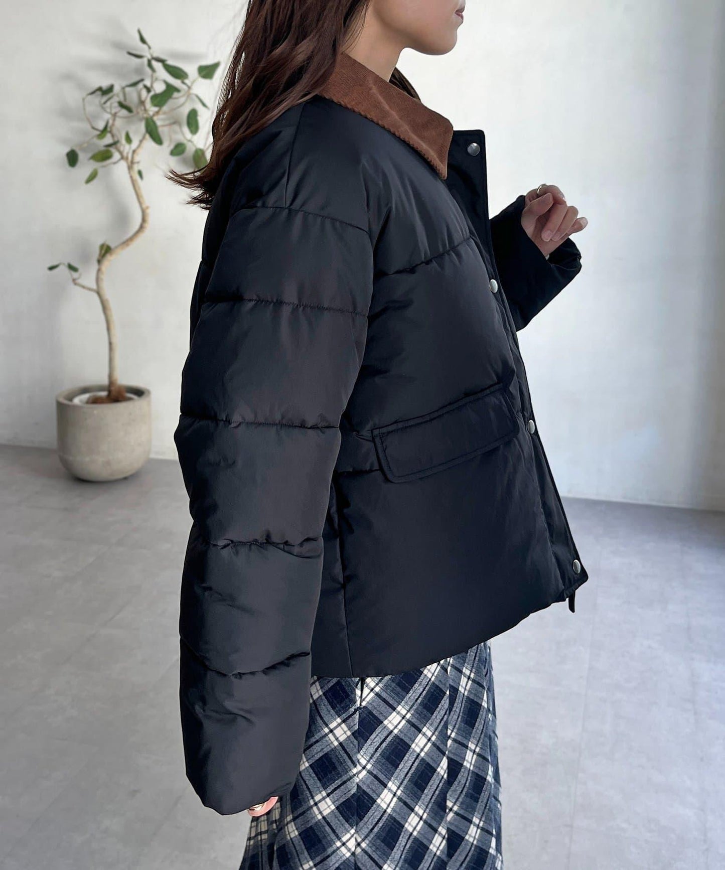 【U.S. POLO ASSN.】燈芯絨領防潑水加棉夾克