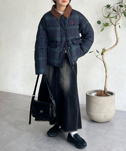 【U.S. POLO ASSN.】燈芯絨領防潑水加棉夾克