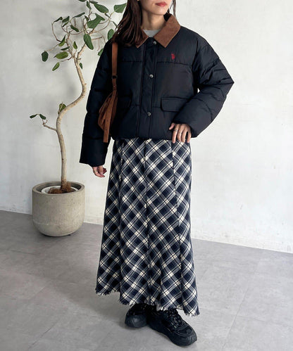 【U.S. POLO ASSN.】燈芯絨領防潑水加棉夾克