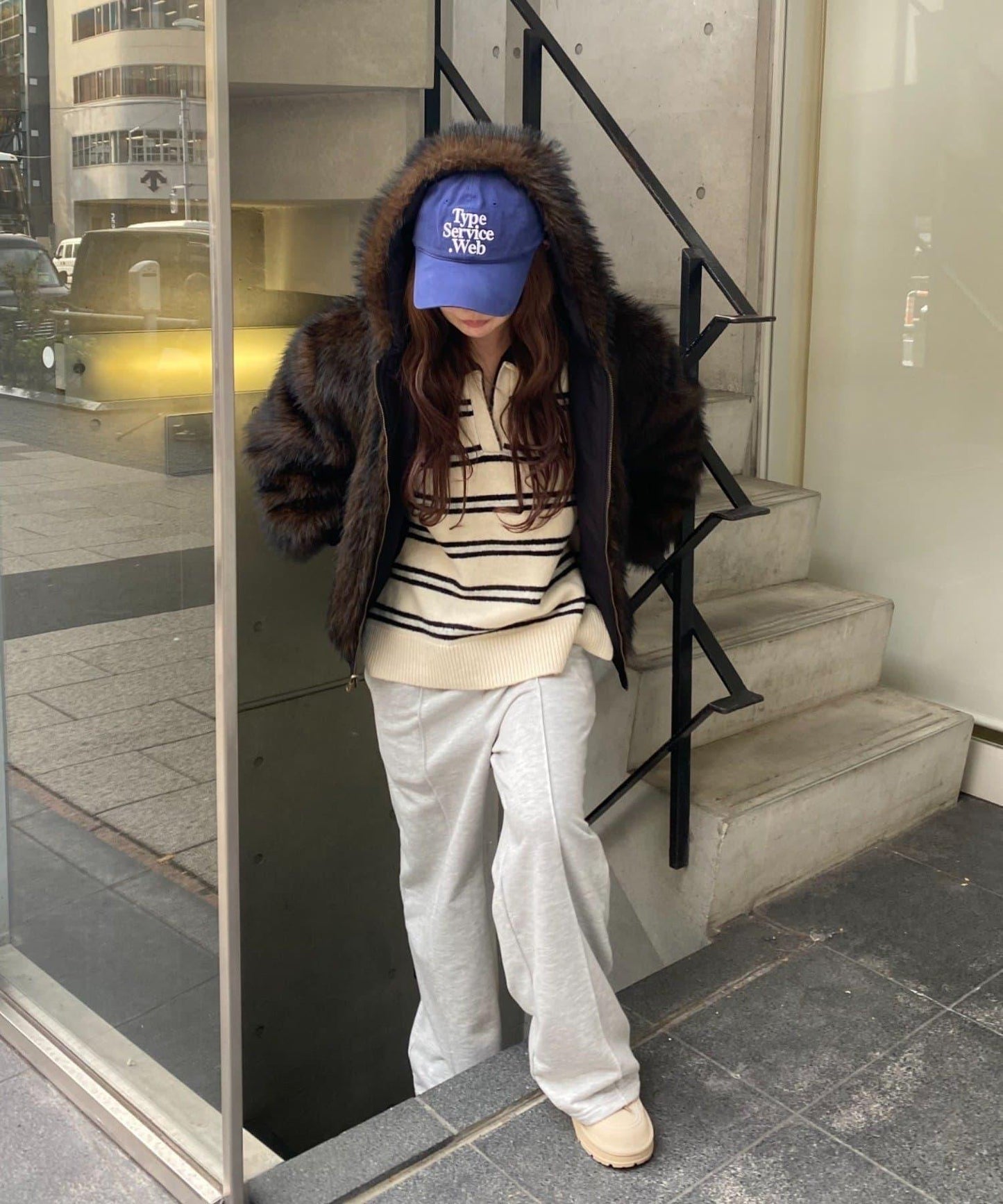 帶羔毛麂皮休閒鞋