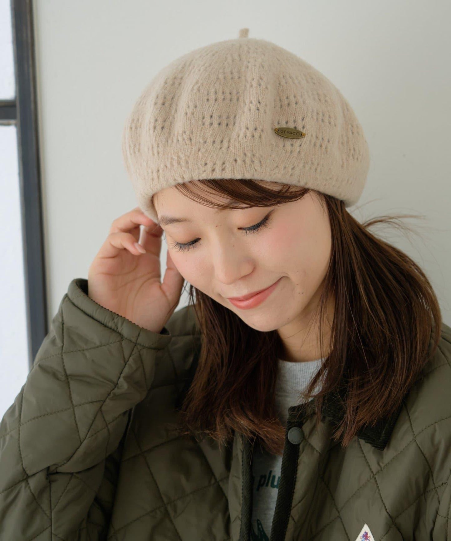 【GEVACO】羊毛混紡貝雷帽