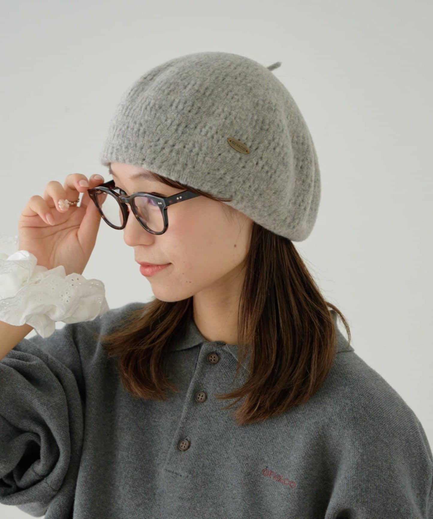 【GEVACO】羊毛混紡貝雷帽