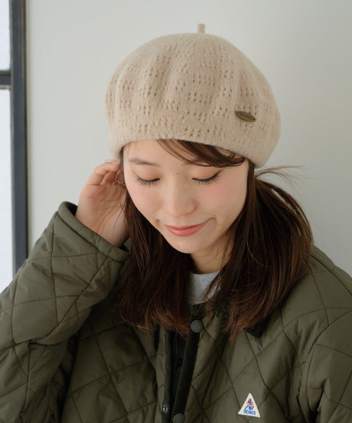 【GEVACO】羊毛混紡貝雷帽