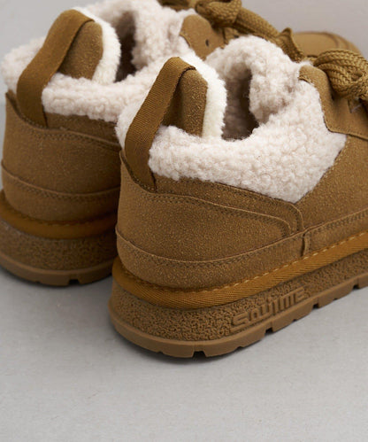 帶羔毛麂皮休閒鞋