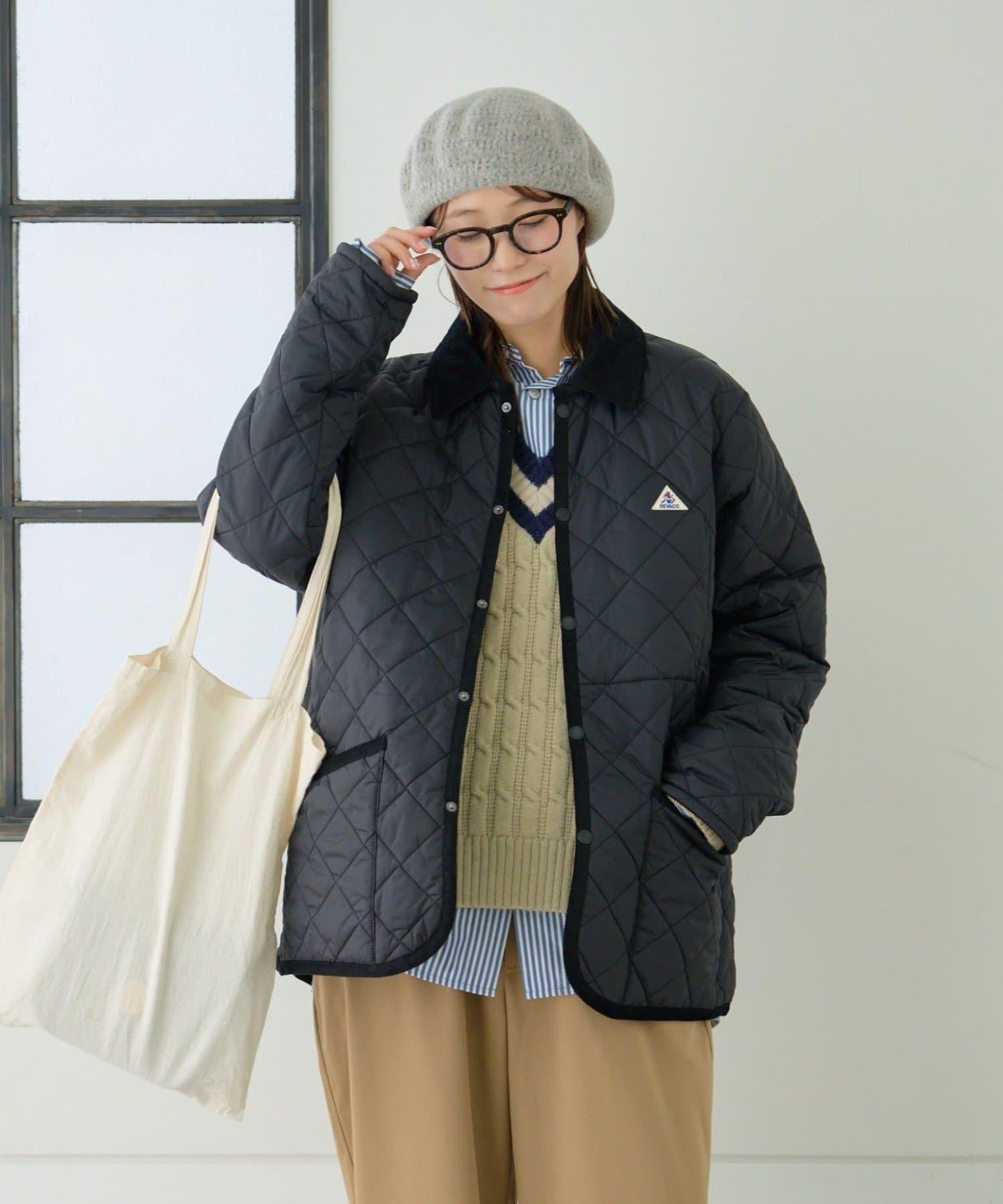 【GEVACO】羊毛混紡貝雷帽