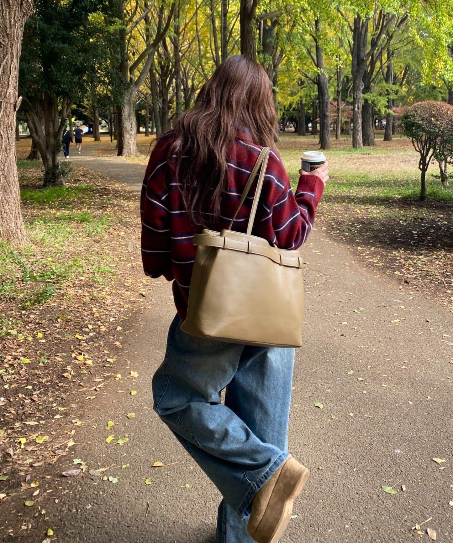 【A4可用】配腰帶托特包