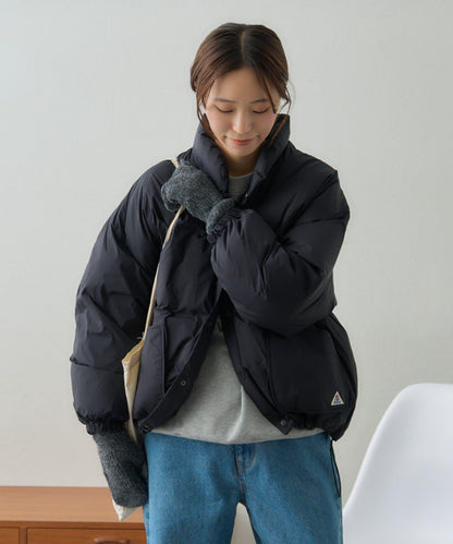 【GEVACO】無縫中長款羽絨夾克